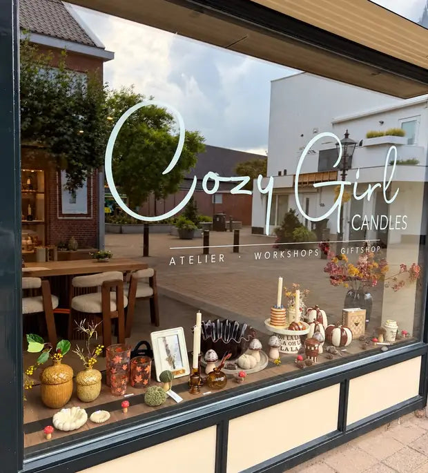 De winkel van Cozy Girl Candles