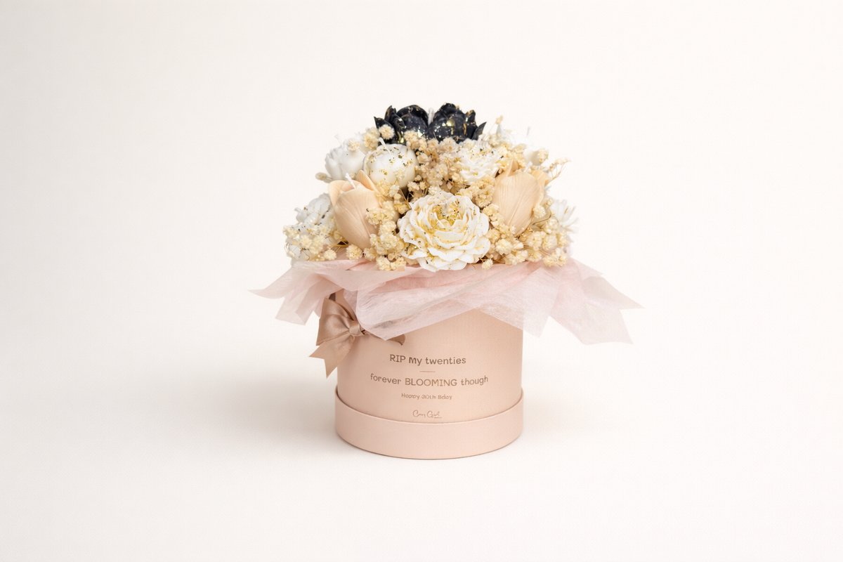 R.I.P My Twenties Candle Bouquet