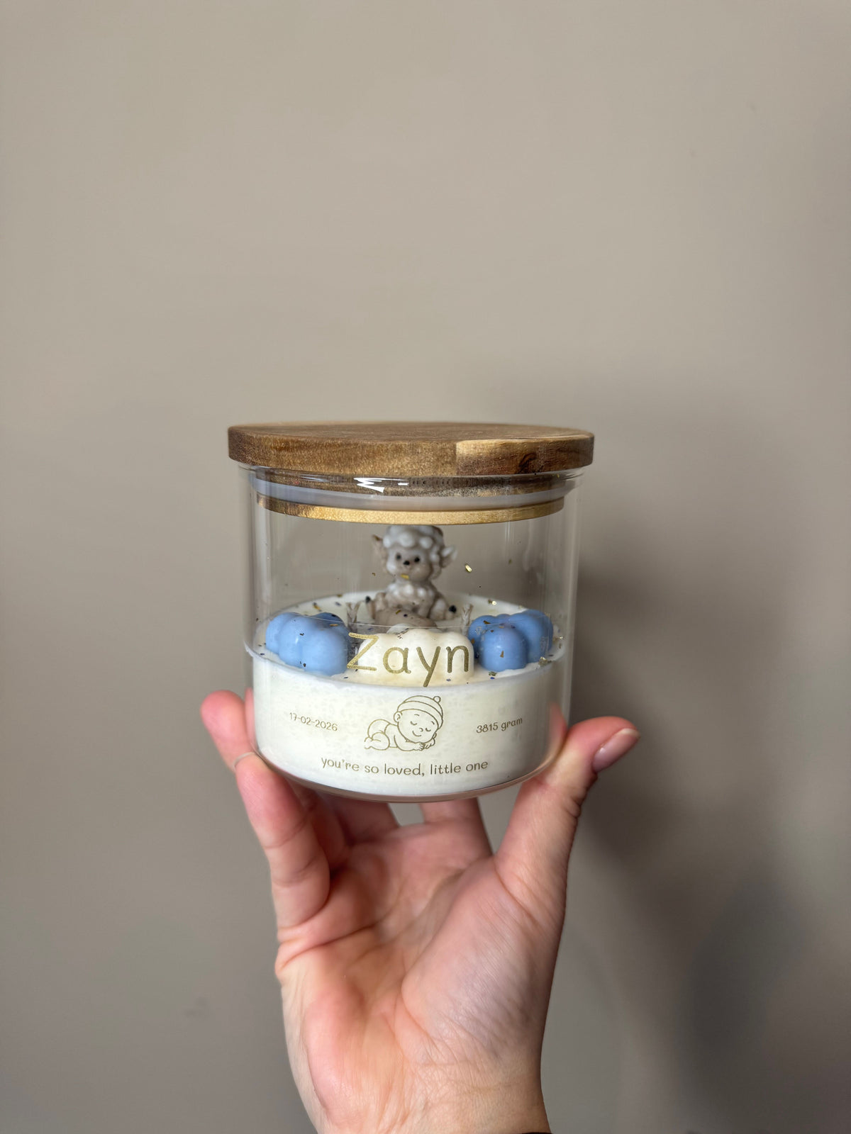 Hello Baby Candle