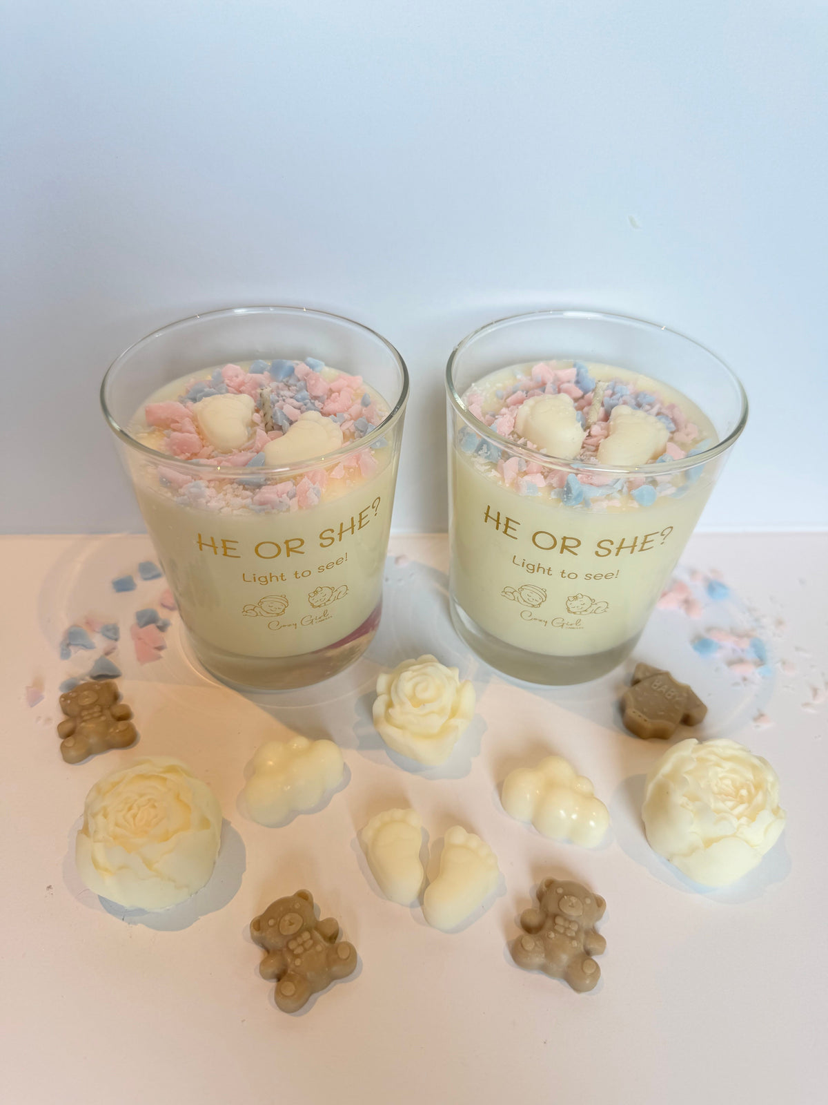 Gender Reveal Candle