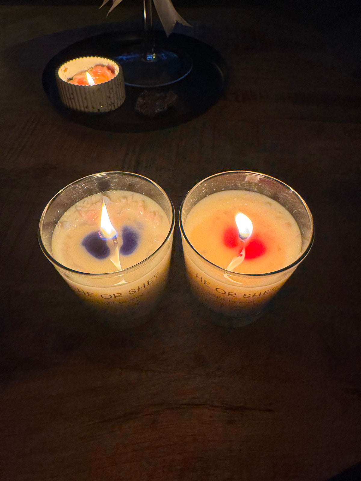Gender Reveal Candle