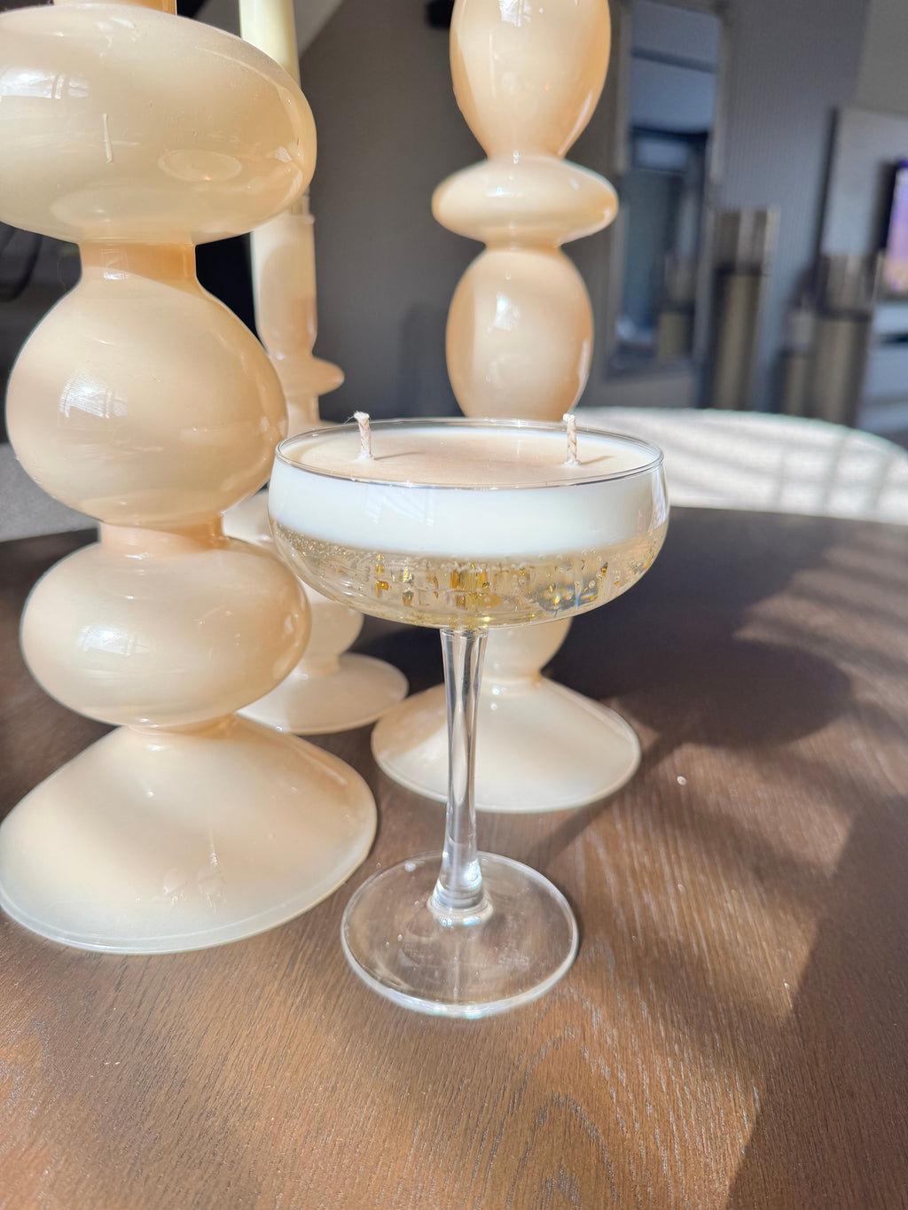 Champagne Candle