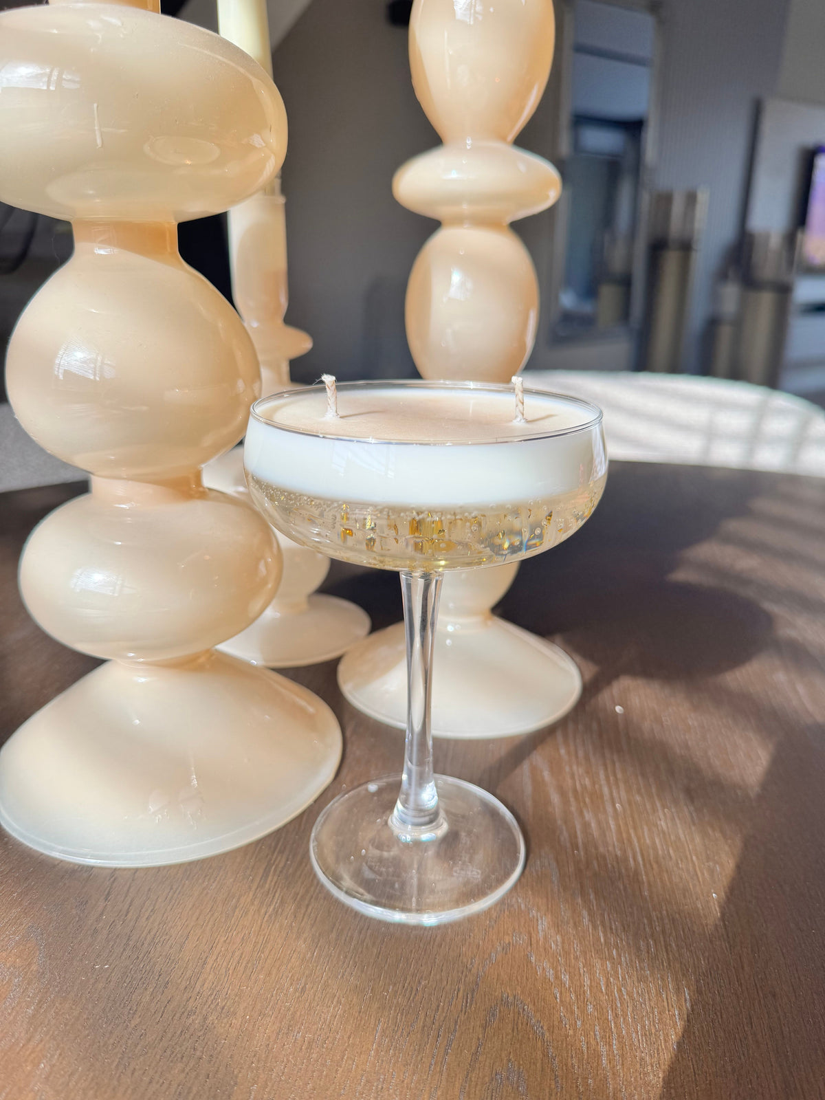 Champagne Candle